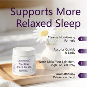 Slumberlee application to wrist pulse point demonstrating calming pre-sleep ritual benefit
