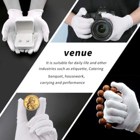 SLWJAXGT gloves as part of a costume offering clean, neutral presentation