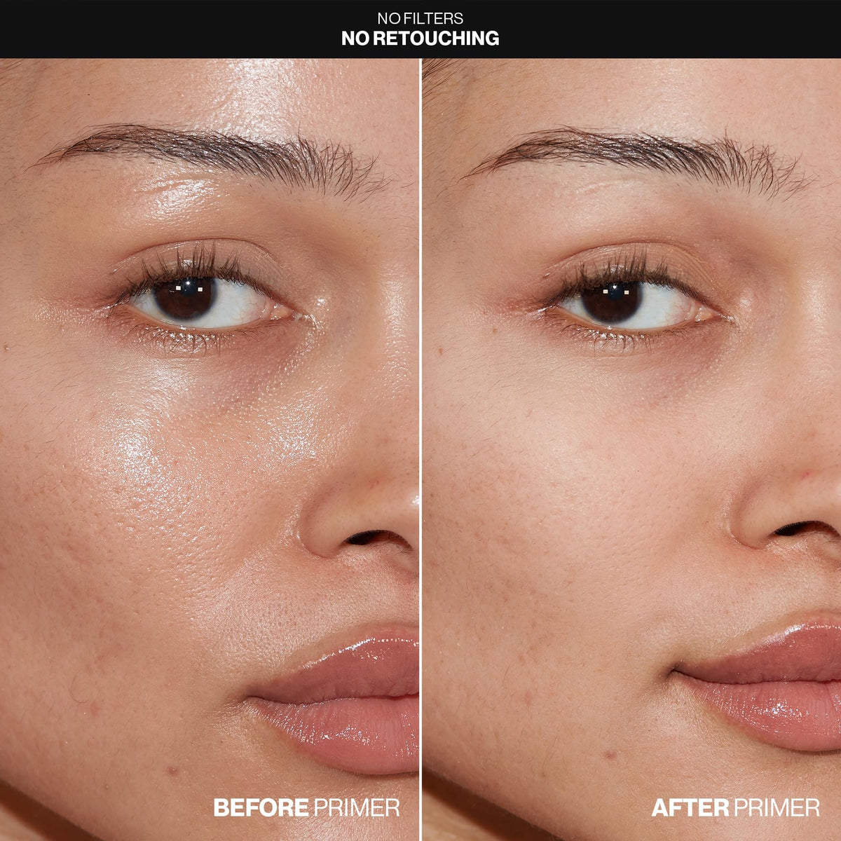 Smashbox 1.7 fl oz tube held in hand showing true size