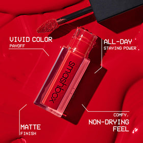 Smashbox product beside ruler showing 0.14 fl oz scale and portability