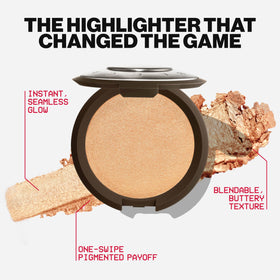Smashbox BECCA mini next to lipstick showing travel-size convenience