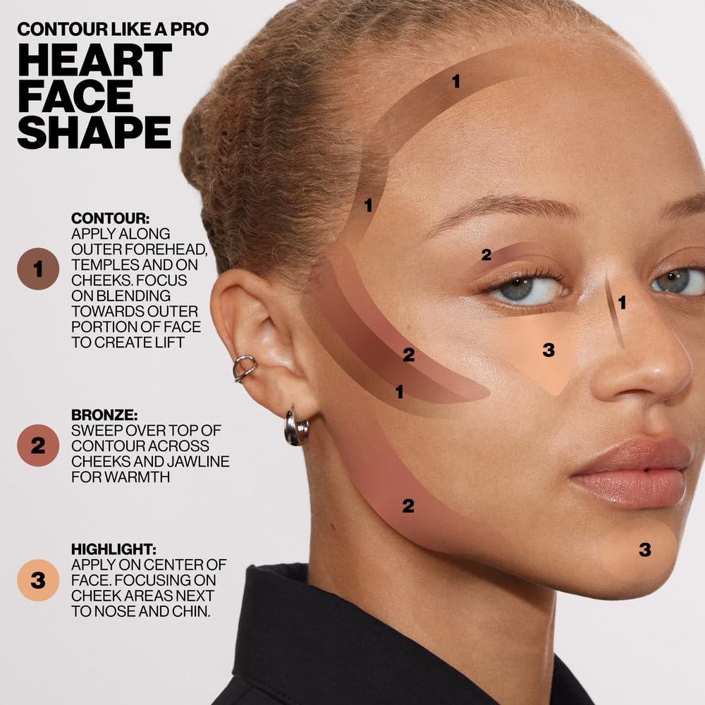 Smashbox contour palette application brush demonstration showing seamless blending and natural definition