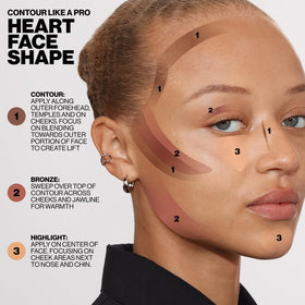 Smashbox contour palette application brush demonstration showing seamless blending and natural definition