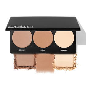 Smashbox contour palette front packaging showing compact design and branding benefit portability