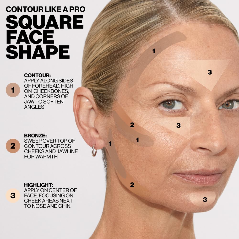 Smashbox contour palette texture swatch highlighting smooth, buildable powder finish