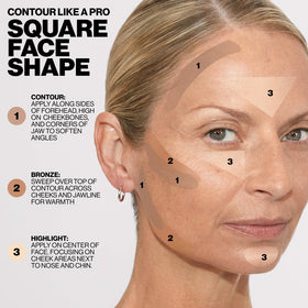 Smashbox contour palette texture swatch highlighting smooth, buildable powder finish