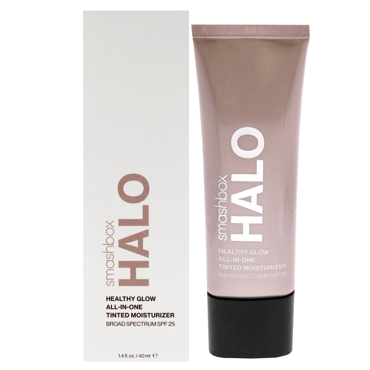 Smashbox Halo front packaging showing bottle and branding for quick identification and shelf appeal
