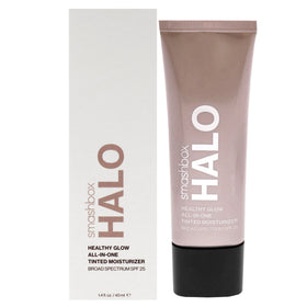 Smashbox Halo front packaging showing bottle and branding for quick identification and shelf appeal