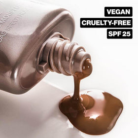 Smashbox on a vanity to show lifestyle use and quick morning routine benefit