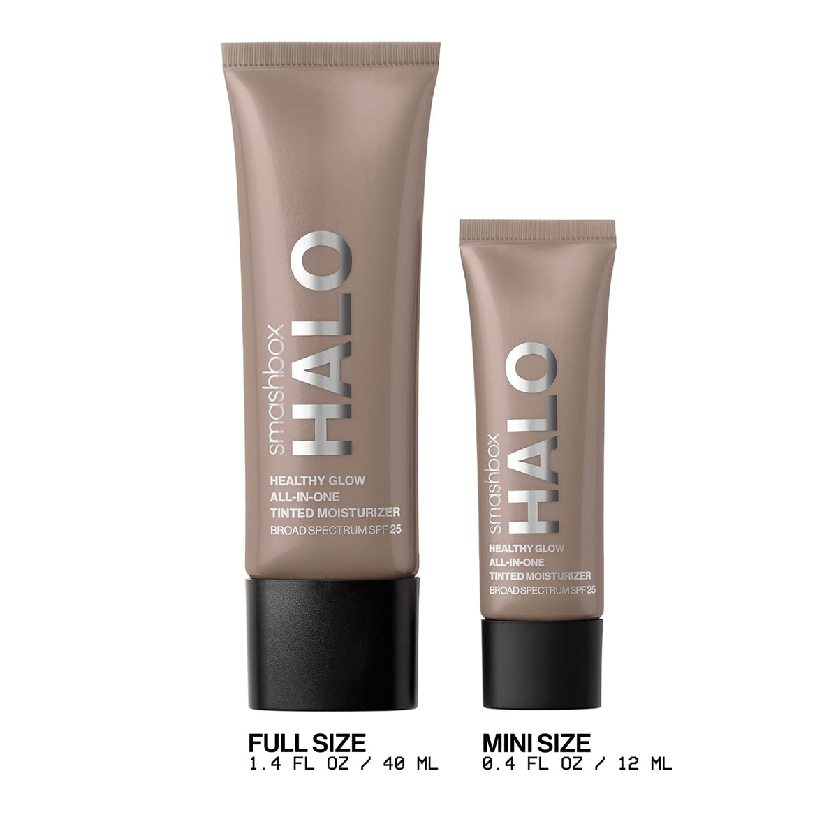 Smashbox label detail showing SPF 25 and skincare-rich ingredients
