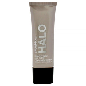 Smashbox texture close-up highlighting dewy, hydrating finish