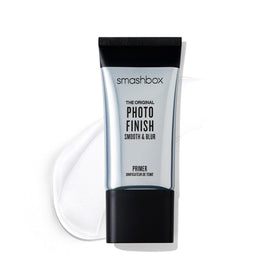 Smashbox front packaging showing clean primer bottle and brand