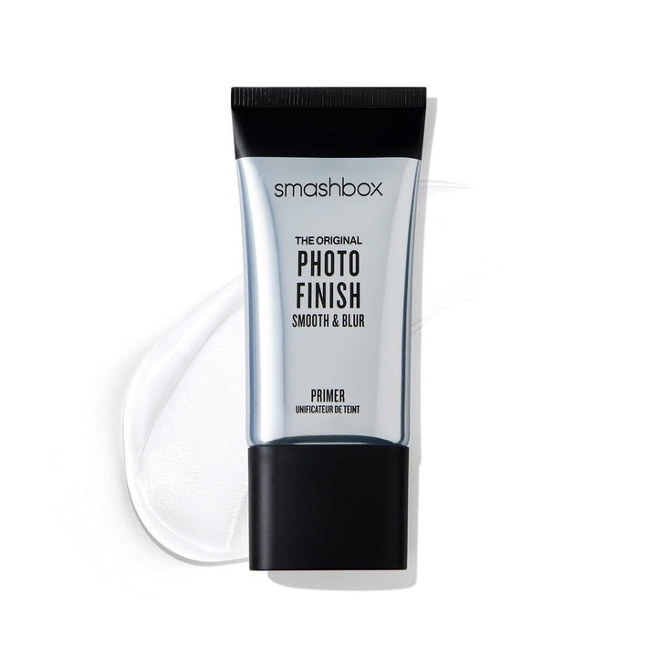 Smashbox front packaging showing clean primer bottle and brand