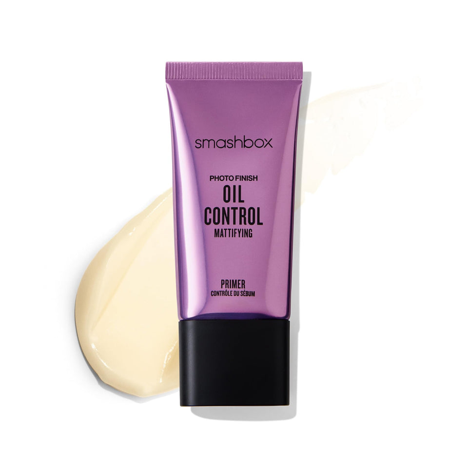 Smashbox front packaging showing bottle and product name for clear identification and shelf appeal