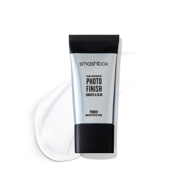 Smashbox front packaging showing travel-size primer for smooth base