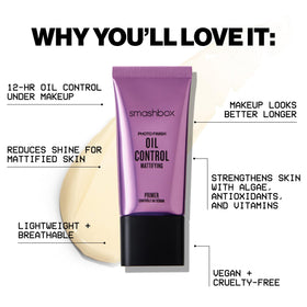 Smashbox ingredient label showing key actives like salicylic acid and zinc for informed buyers