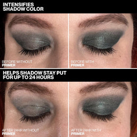 Close-up texture of Smashbox primer highlighting smooth, lightweight formula for seamless blending