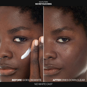 Smashbox texture close-up highlights smooth, non-greasy primer finish