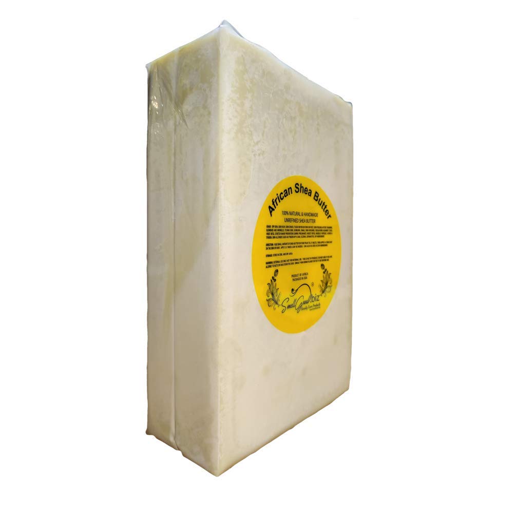 SmellGood close-up of ivory shea butter texture highlighting creamy, unrefined quality