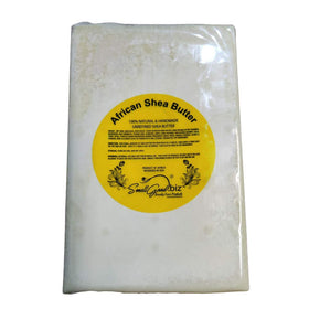 SmellGood ivory shea butter 5 lb front view showing natural packaging and quantity