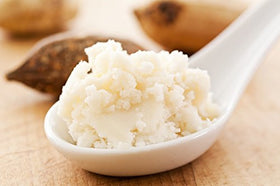 SmellGood shea butter melting on palm demonstrating easy application and hydration