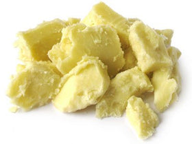 SmellGood close-up texture of unrefined shea butter showing creamy consistency benefit