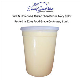 SmellGood shea butter close-up texture showing creamy softness and spreadability