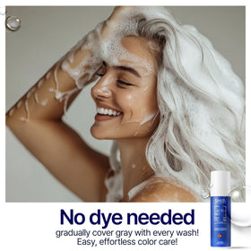 SMIB shampoo foam texture showing gentle lather and lightweight feel