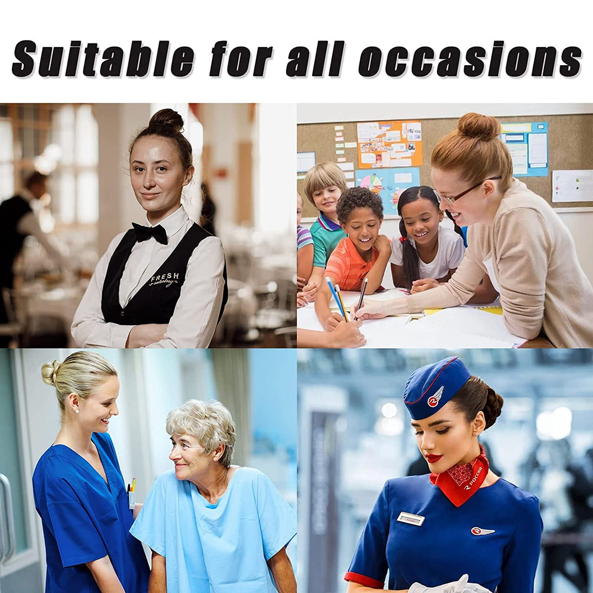Smilco 100 hair nets spread out displaying bulk pack convenience and ready supply