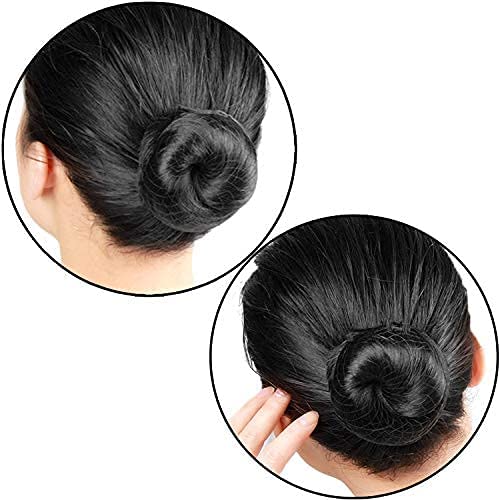 Smilco hair net held in hand to show 22-inch stretch and size-fit benefit