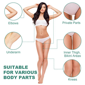 SMILEFACE applied to inner thigh showing even tone and non-greasy finish