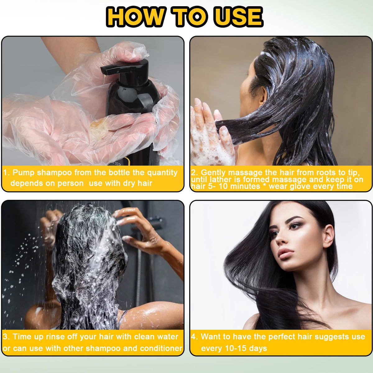 Sminktec styled hair lifestyle shot showing natural-looking black result