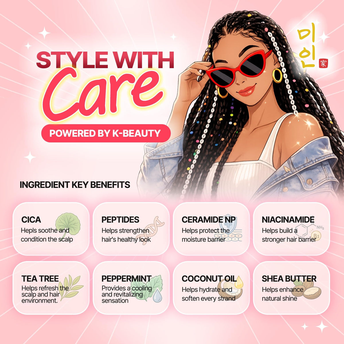 SMJ side label showing made in Korea mark and K-Beauty formulation trust