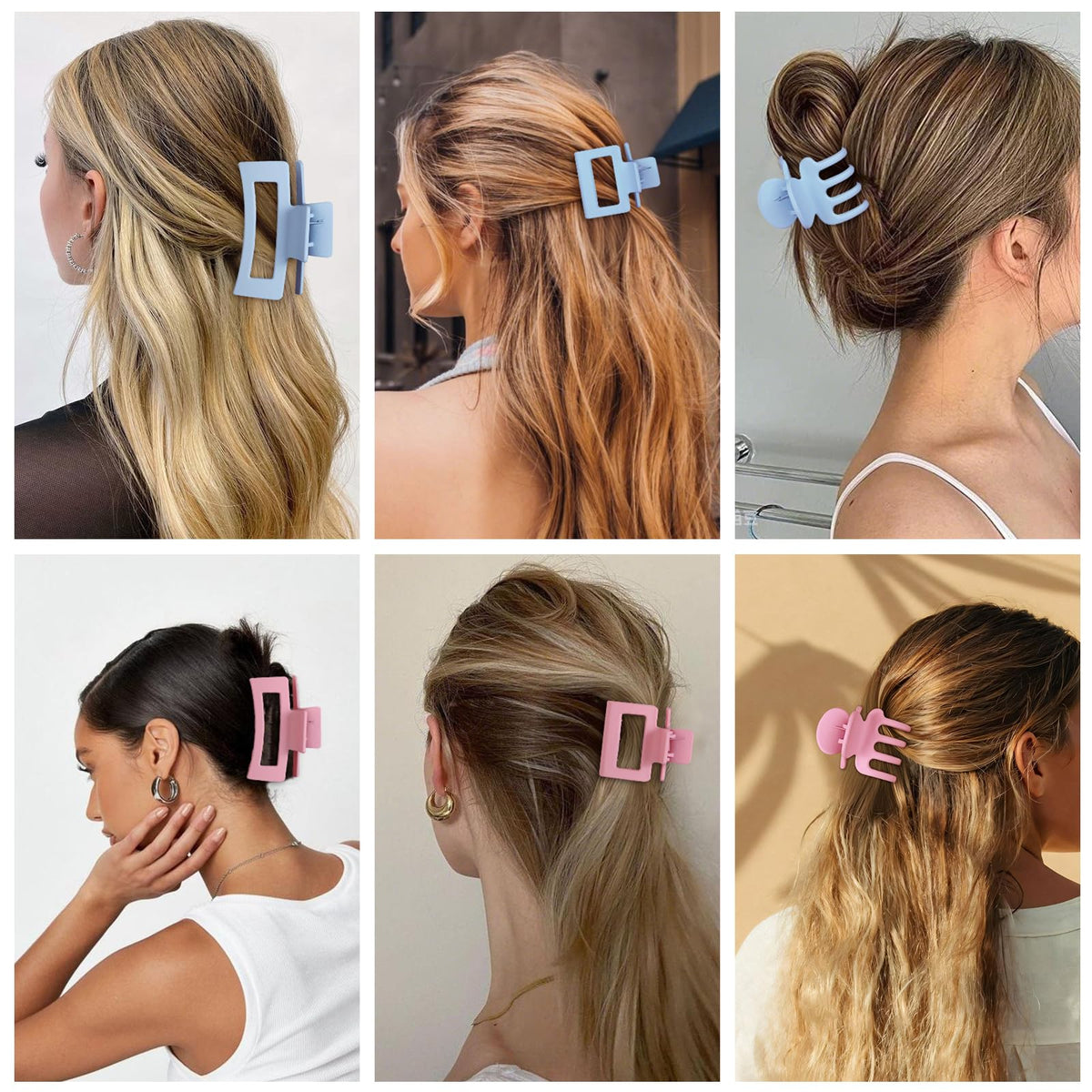 SMKSL clips used in a casual updo demonstrating quick styling and secure long-hold benefit