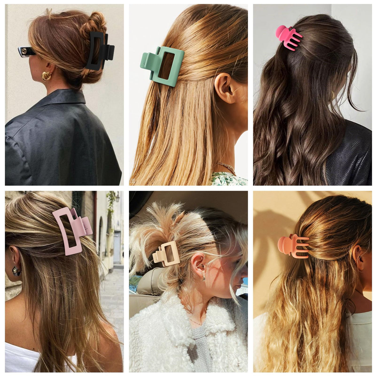 SMKSL clips used in half-up hairstyle demonstrating quick styling convenience