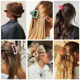 SMKSL clips used in half-up hairstyle demonstrating quick styling convenience