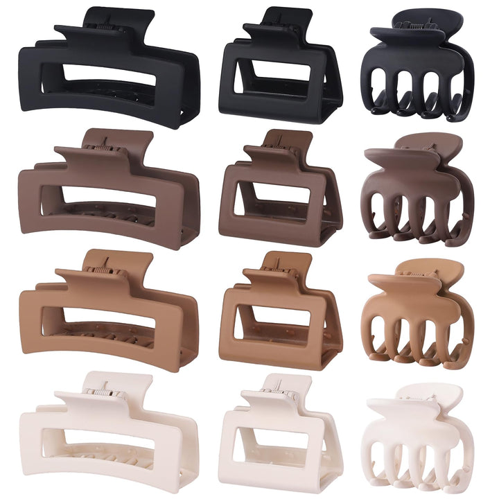 SMKSL front view of brown clip set showing neat packaging and versatile styling benefits