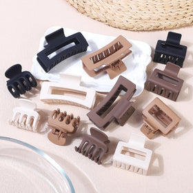 SMKSL medium clip in hair half-up style demonstrating stable, everyday styling benefit