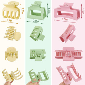 SMKSL small clip held in hand to show scale and gentle hold for fine hair and bangs