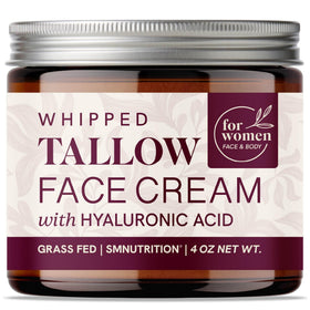 SMNutrition whipped beef tallow jar front view showing clean packaging and product benefit