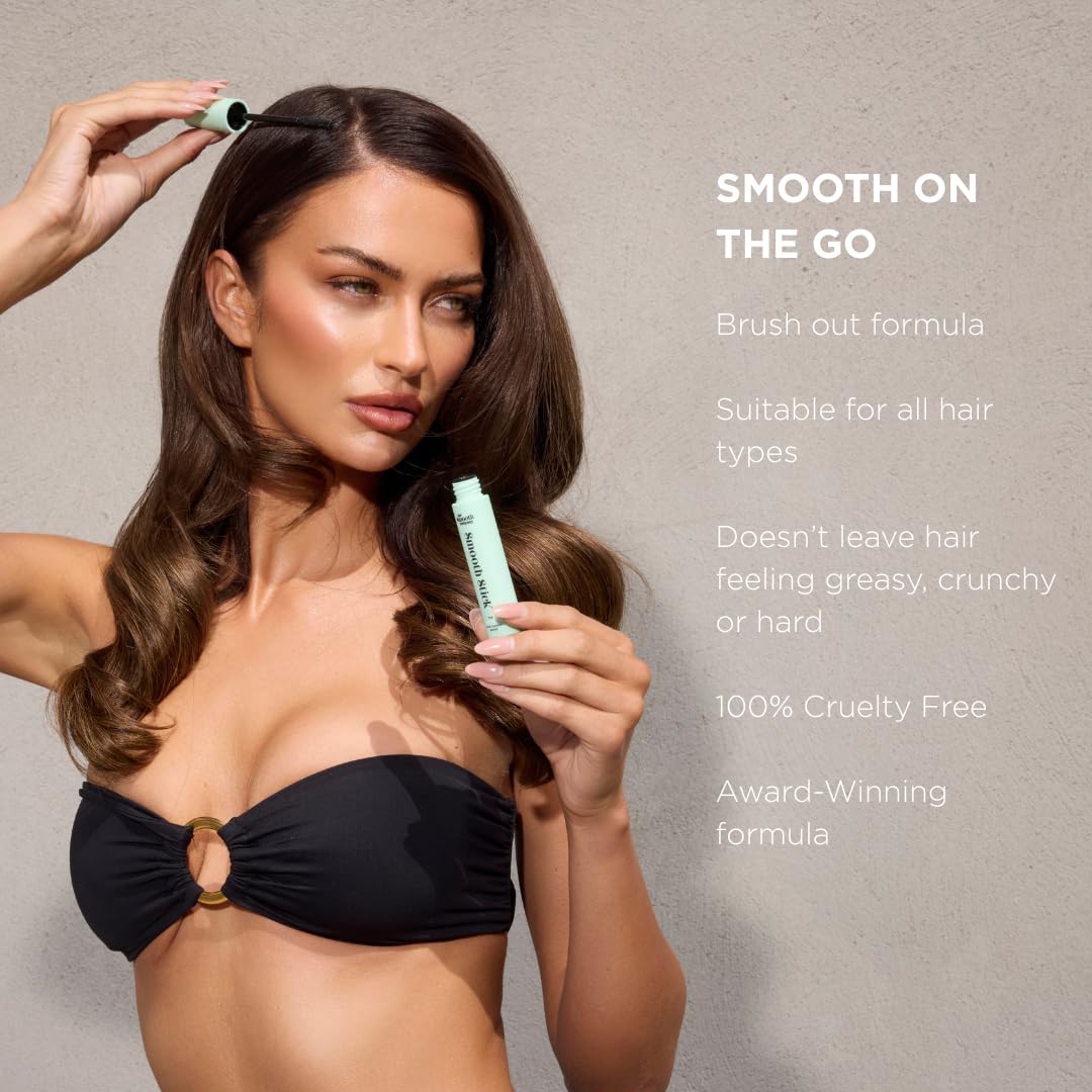 Smooth Stick wand close-up zigzag bristles for precise hair capture benefit