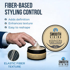 Smooth Viking before and after visualizing fuller-looking hair benefit