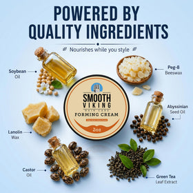 Smooth Viking beeswax and soybean oil close-up highlighting natural nourishment