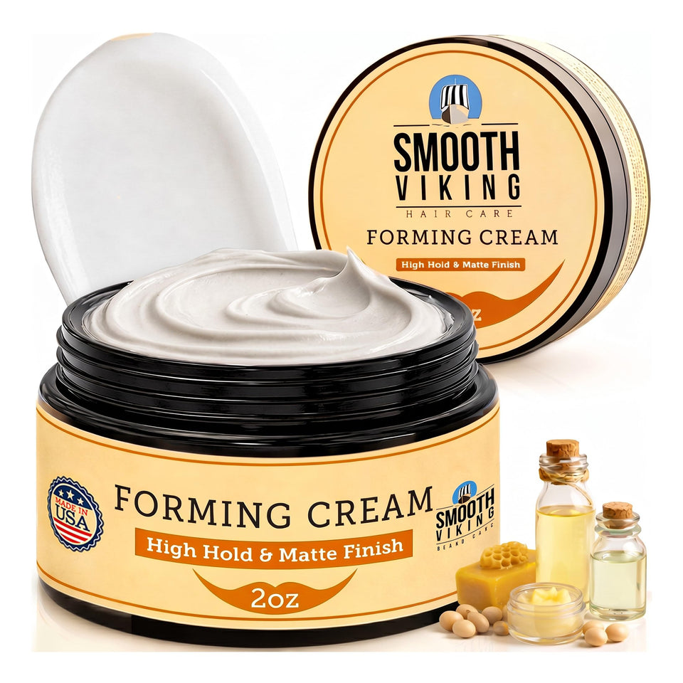 Smooth Viking front jar showing compact 2oz packaging and travel convenience