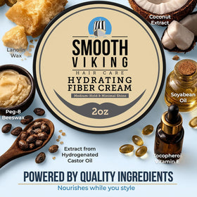 Smooth Viking close-up texture of cream highlighting lightweight fiber blend
