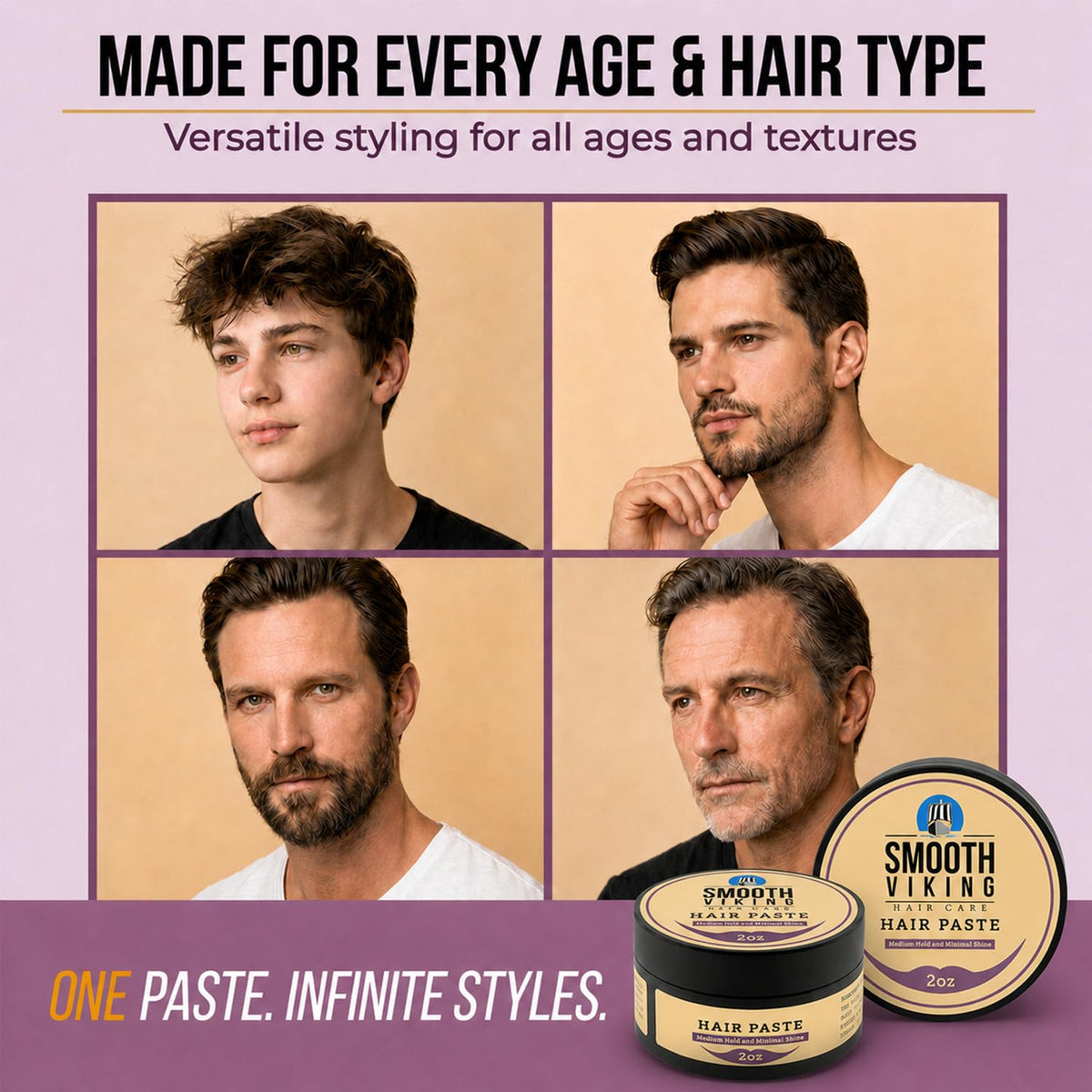 Smooth Viking paste texture close-up highlighting matte, pliable consistency and control