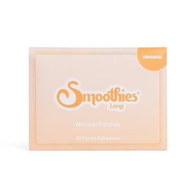 Smoothies box open with 48 patches and label visible emphasizing made in USA quality and clinical testing