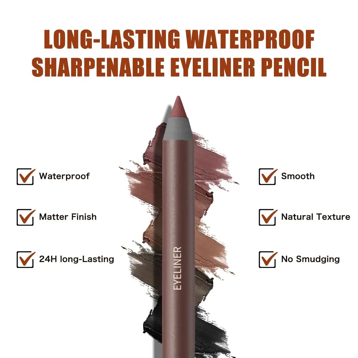 Snailgirl Eyeliner built-in sharpener detail for on-the-go tip maintenance and sharp lines