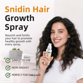 Snidin before and after hair section showing fuller-looking hair effect