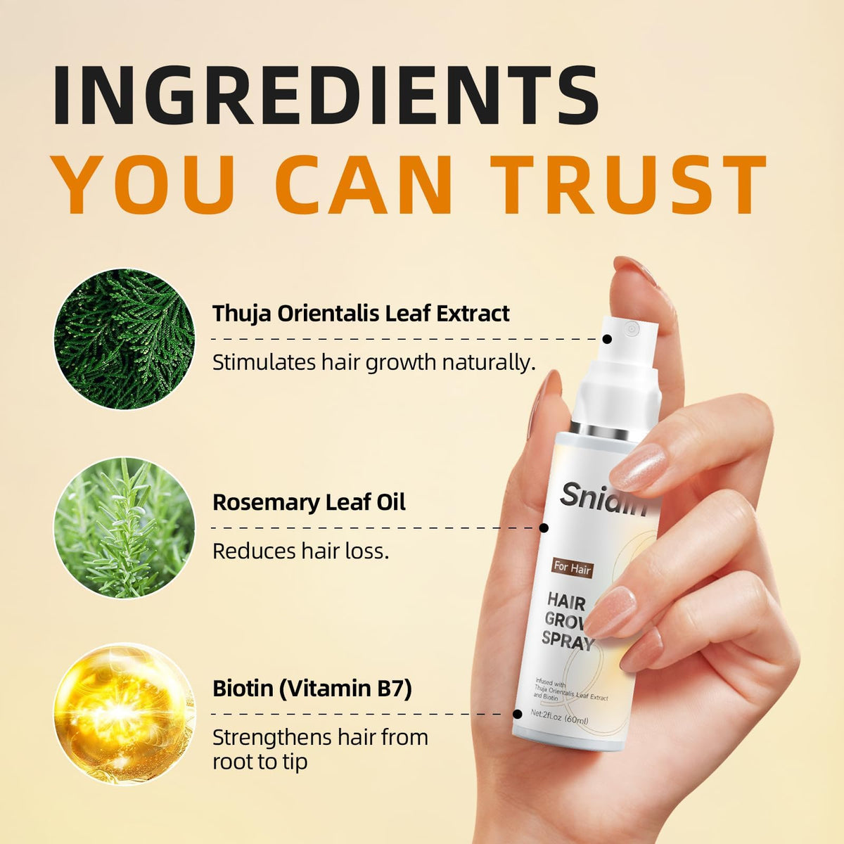 Snidin texture drop on finger showing lightweight, non-greasy formula